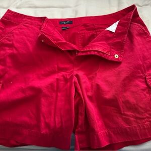 Chaps Ralph Lauren Red Shorts size 18W